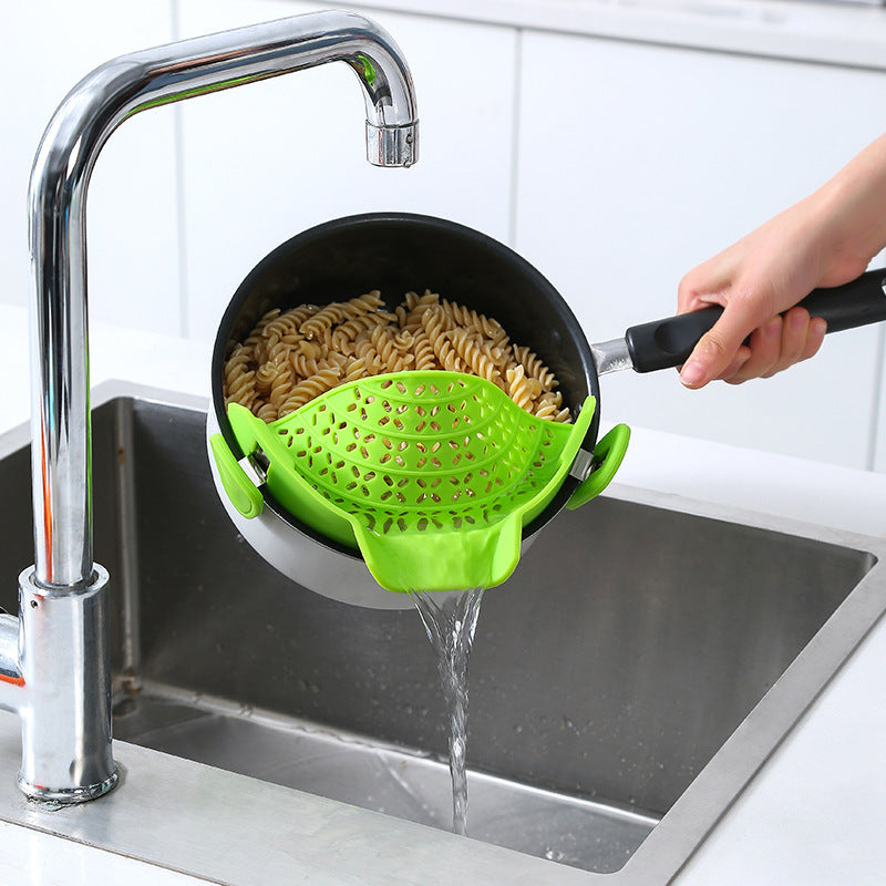 Silicone Pot Side Drain Stopper – Easy Spill-Free Pouring