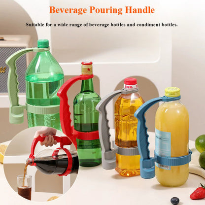 Universal Bottle Pouring Handle – Easy Grip for Juice, Oil & Water Bottles (Adjustable Size)