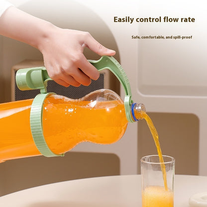 Universal Bottle Pouring Handle – Easy Grip for Juice, Oil & Water Bottles (Adjustable Size)