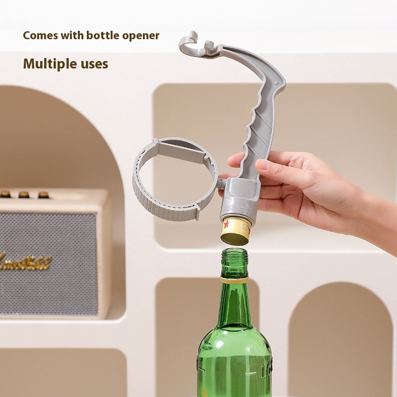 Universal Bottle Pouring Handle – Easy Grip for Juice, Oil & Water Bottles (Adjustable Size)