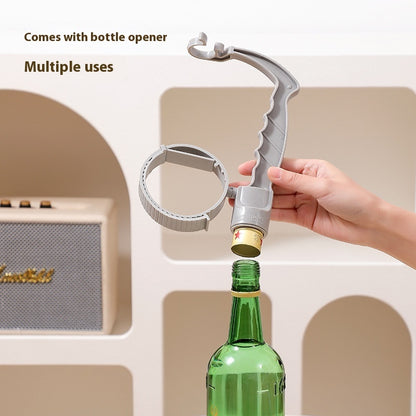 Universal Bottle Pouring Handle – Easy Grip for Juice, Oil & Water Bottles (Adjustable Size)